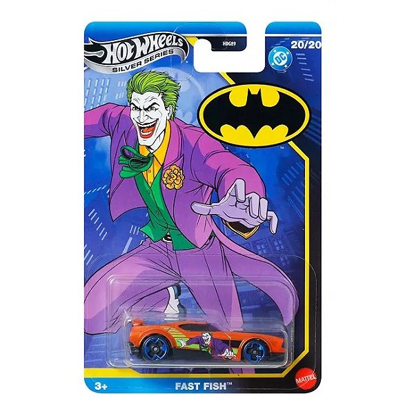 Carrinho Hot Wheels Silver Series DC Fast Fish Coringa