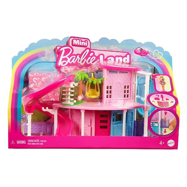 Mini Barbieland Casa de Bonecas Surpresa da Barbie Mattel