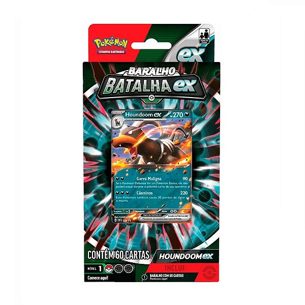 Baralho Pokémon Batalha Houndoom Ex Copag