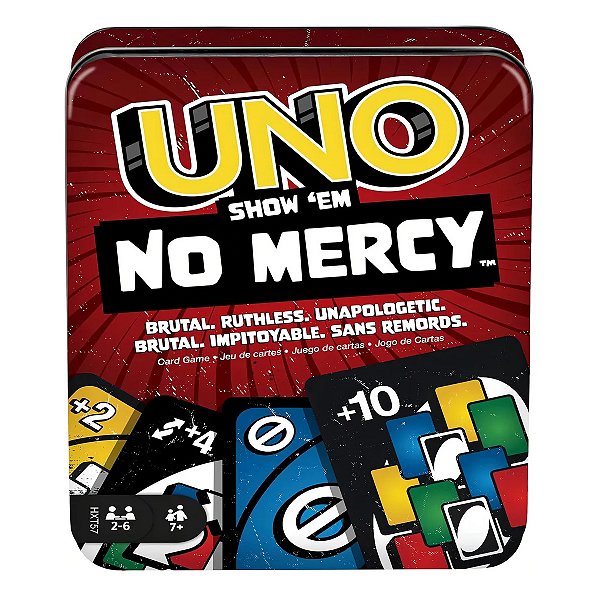 Jogo de Cartas Uno No Mercy (Lata)