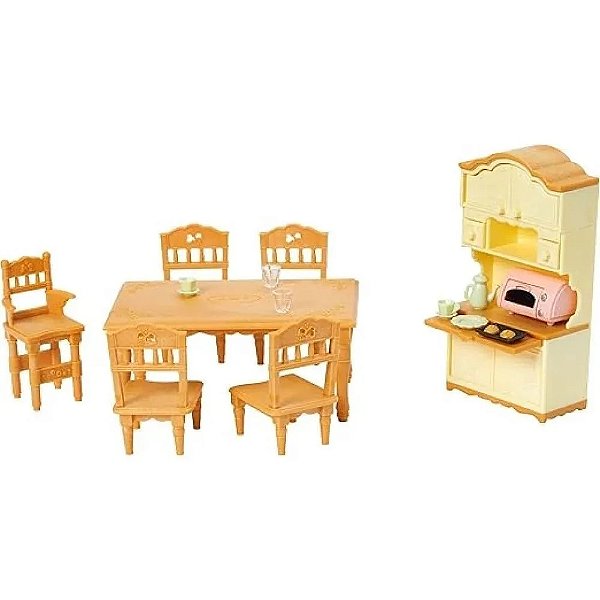 Conjunto Sala de Jantar Clássica Sylvanian Families