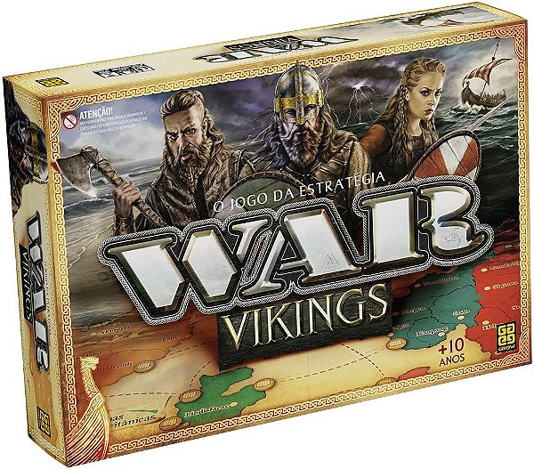 Jogo de Tabuleiro War Vikings Grow