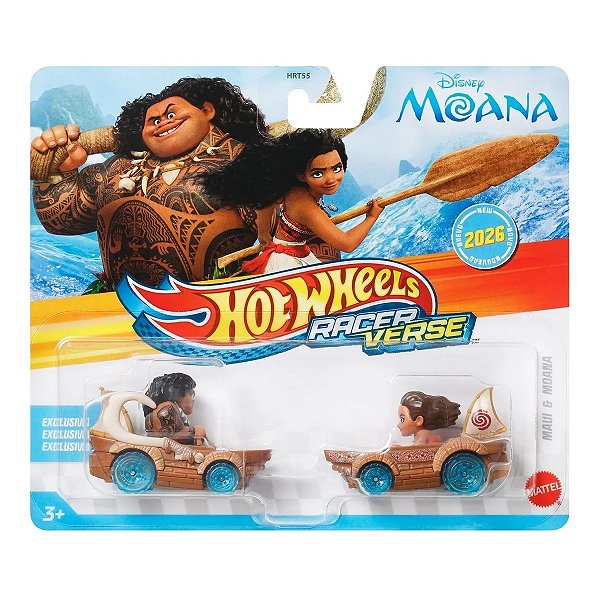 Carrinho Hot Wheels Racer Verse 2026 Disney Maui & Moana