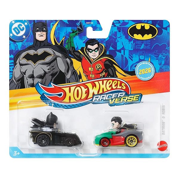 Carrinho Hot Wheels Racer Verse 2026 Batman & Robin