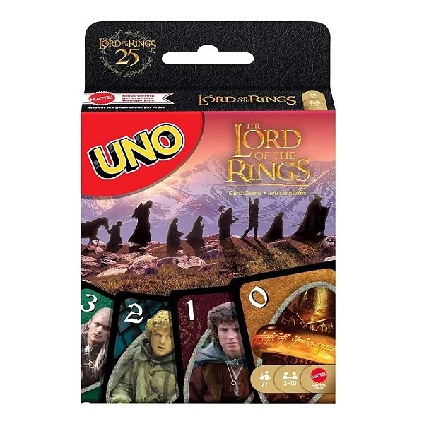 Jogo de Cartas Uno Senhor dos Anéis