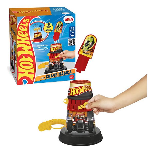 Jogo Chave Mágica Hot Wheels Elka