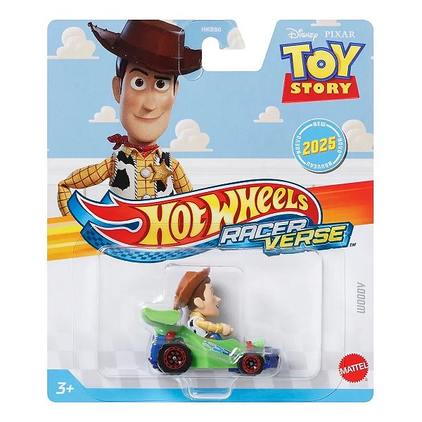 Carrinho Hot Wheels Racer Verse 2026 Disney Toy Story Woody