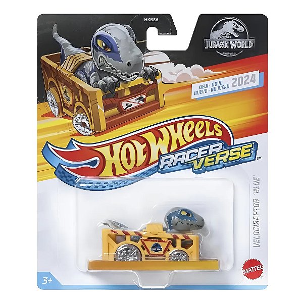 Carrinho Hot Wheels Racer Verse 2026 Jurassic World