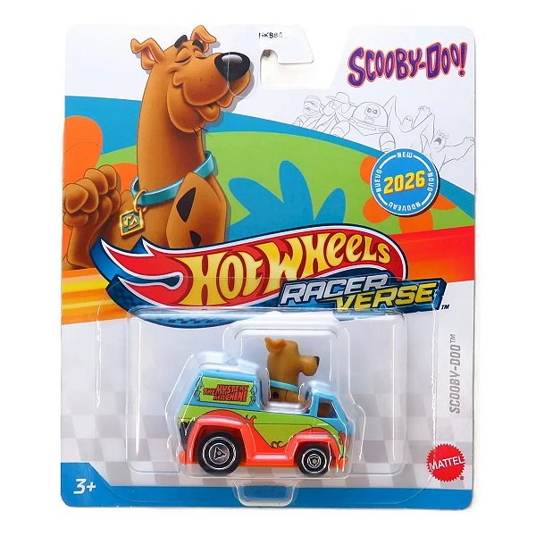 Carrinho Hot Wheels Racer Verse 2026 Scooby-Doo