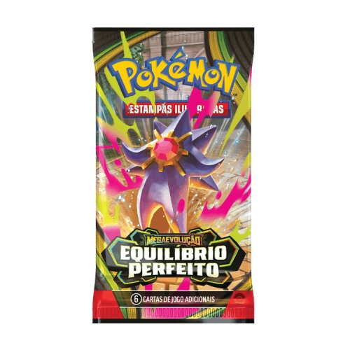 Booster Pokémon Equilíbrio Perfeito com 6 unidades Copag