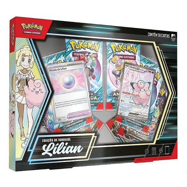 Cartas Pokémon Coleção de Torneios Lilian Copag