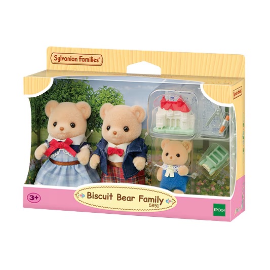 Família dos Ursos Biscoito Sylvanian Families