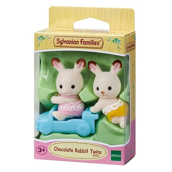 Gêmeos Coelho Chocolate Sylvanian Families