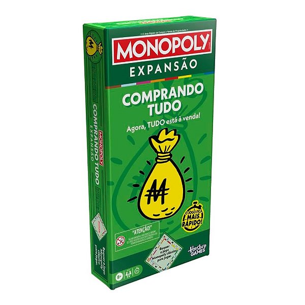 Jogo Monopoly Expansão Comprando Tudo Hasbro