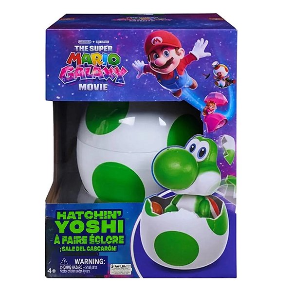Boneco Interativo Yoshi Ovo Super Mario Galaxy Sunny