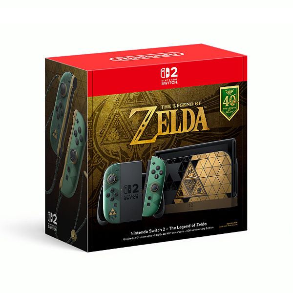 Console Nintendo Switch 2 Bundle The Legend of Zelda 40th Anniversary Edition