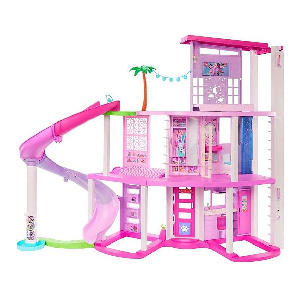 Casa dos Sonhos Dreamland da Barbie Com Escorregador Mattel