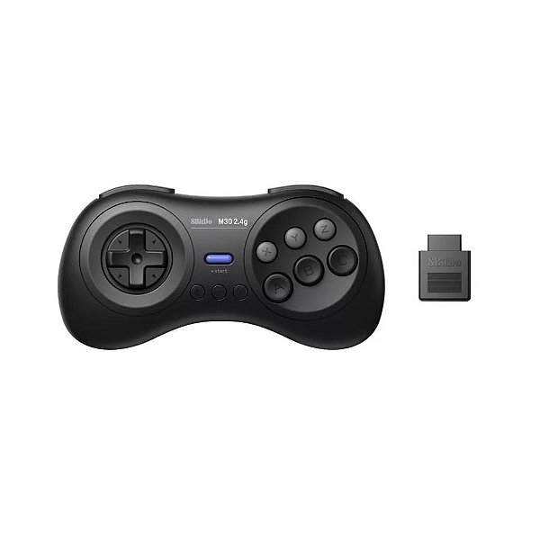 Controle 8Bitdo Sem Fio Bluetooth M30 Com Adaptador