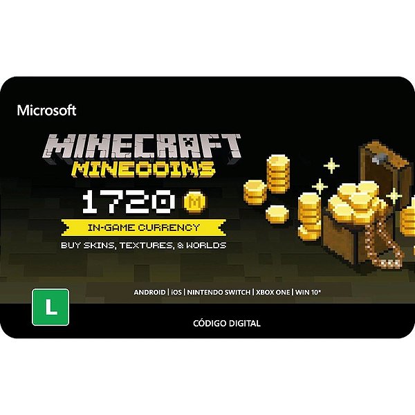 Comprar Minecraft PC, Receba por e-mail