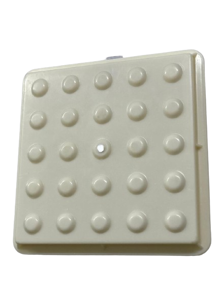 KIT C/ 70 UNIDADES, FORMA PLÁSTICA ABS (R$20,51 UND) PISO TÁTIL ALERTA 25X25X2,5