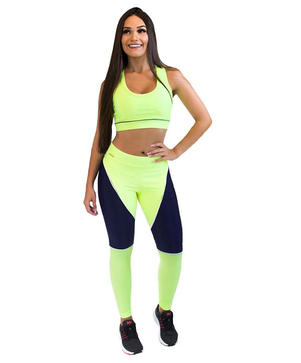 Calça Legging - Power Girl - Verde