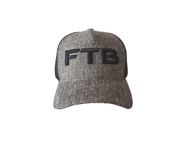 Boné Trucker FTB - Cinza mescla