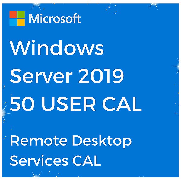 Windows Server 2019 Remote Desktop Services- 50 USER CAL