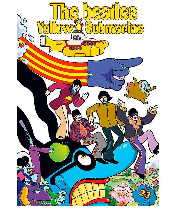 Camiseta Beatles Yellow Submarine - Infantil