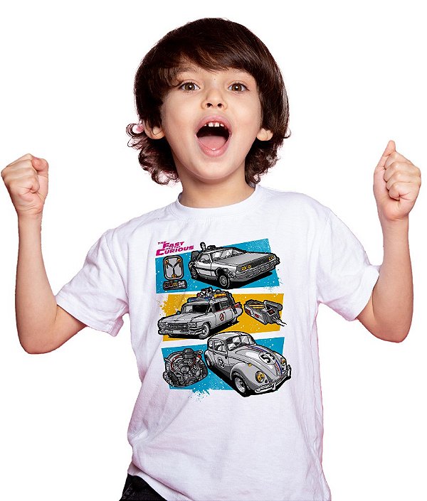 Camiseta Carros Filmes Clássicos - Infantil