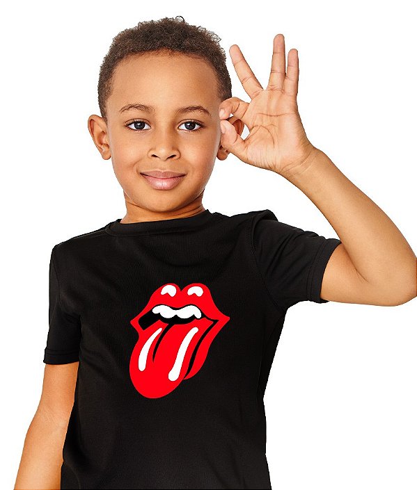 Camiseta Língua Stones - Infantil