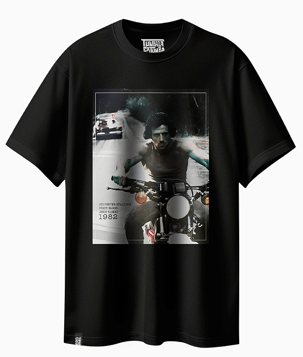 Camiseta Básica Rambo 1982