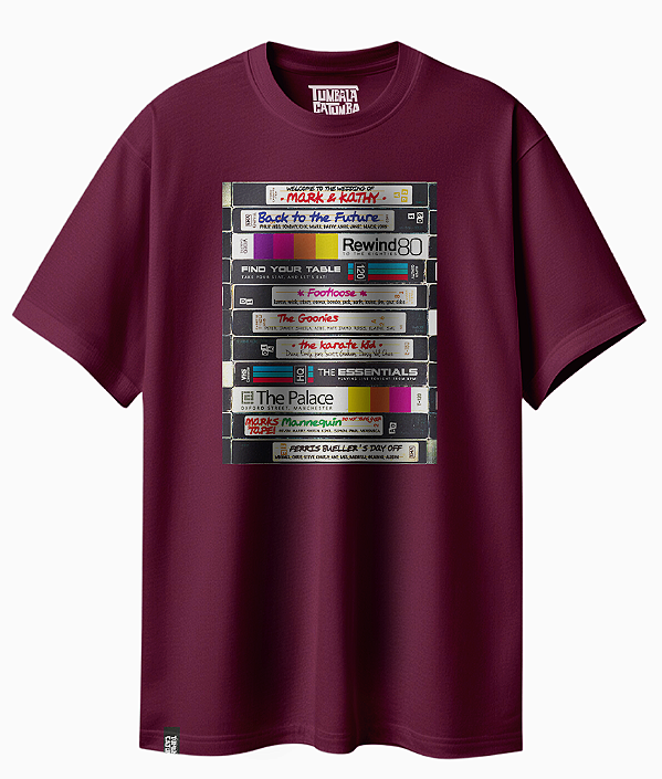 Camiseta Básica Fitas VHS