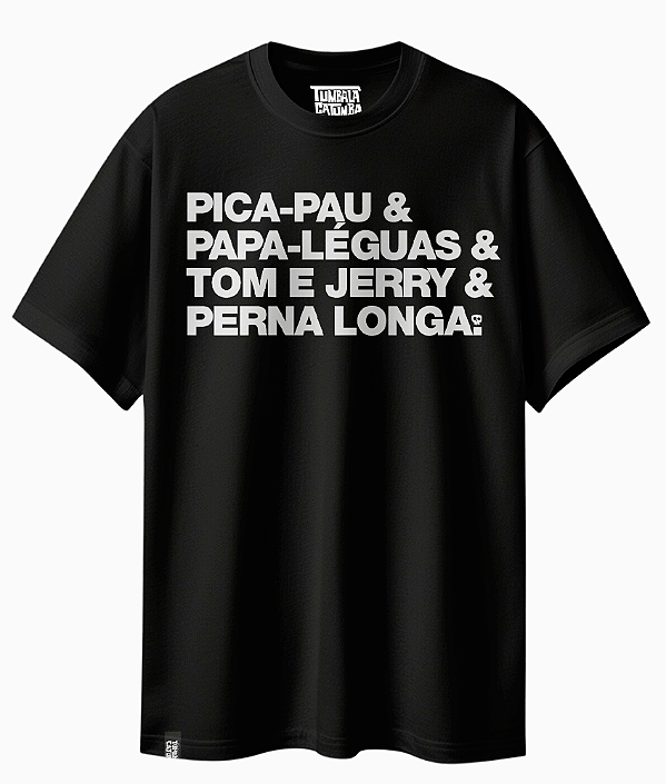 Camiseta Básica Frase Desenho Animado