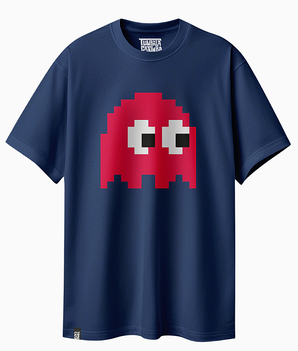 Camiseta Básica Fantasma Pac Man