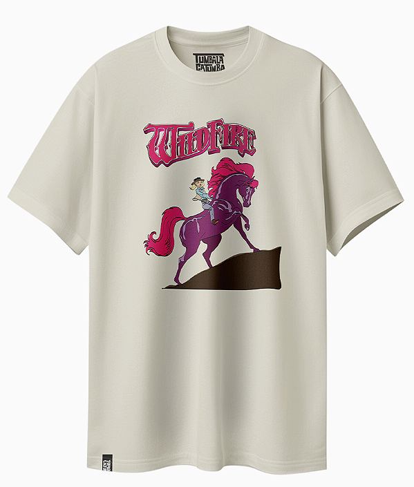 Camiseta Básica Cavalo de fogo