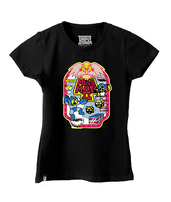 Camiseta Baby Look Mega Man