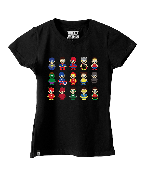 Camiseta Baby Look Mario Herois