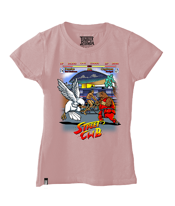 Camiseta Baby Look Street Fighter CWB