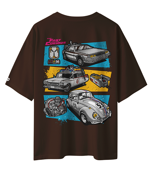 Camiseta Oversized Carros Clássicos