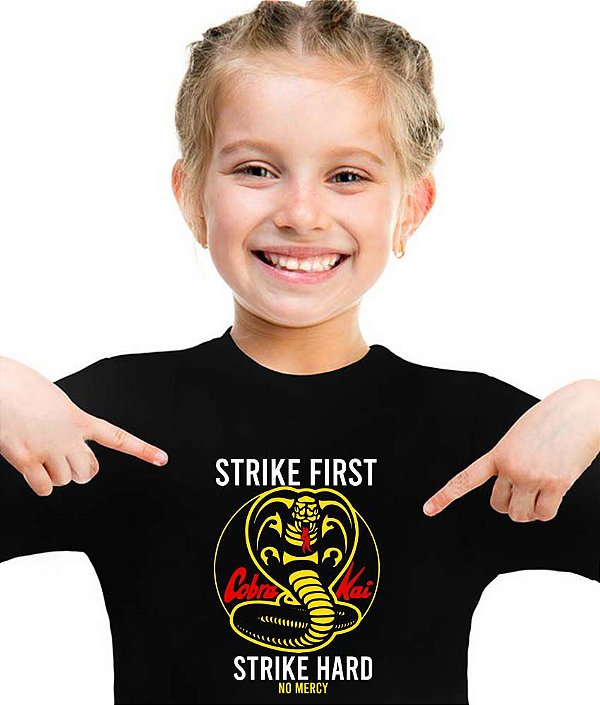 Camiseta Cobra Kai Hard - Infantil