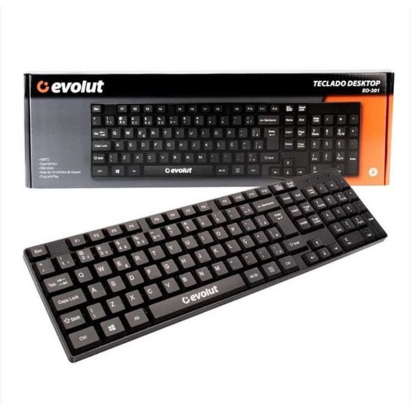 Teclado Desktop E0 202 Evolut