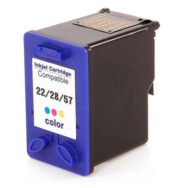 Cartucho de Tinta Compatível com HP 22 XL Tricolor 14ml