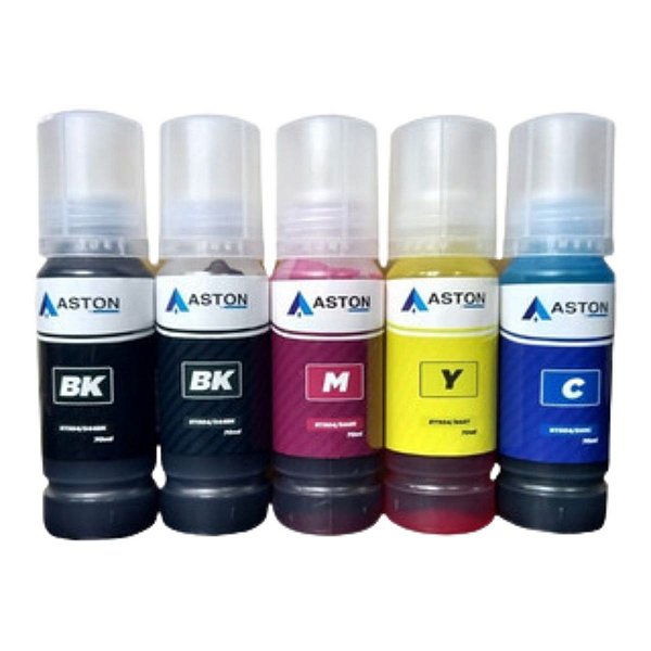 5x Tinta Para Impressora Epson L3150 3150 504 L3250 3250 544 L4160 4160