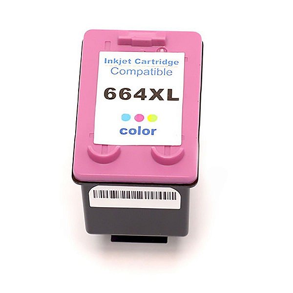 Cartucho Novo Compatível Com Hp 664xl 12ml Tricolor Microjet