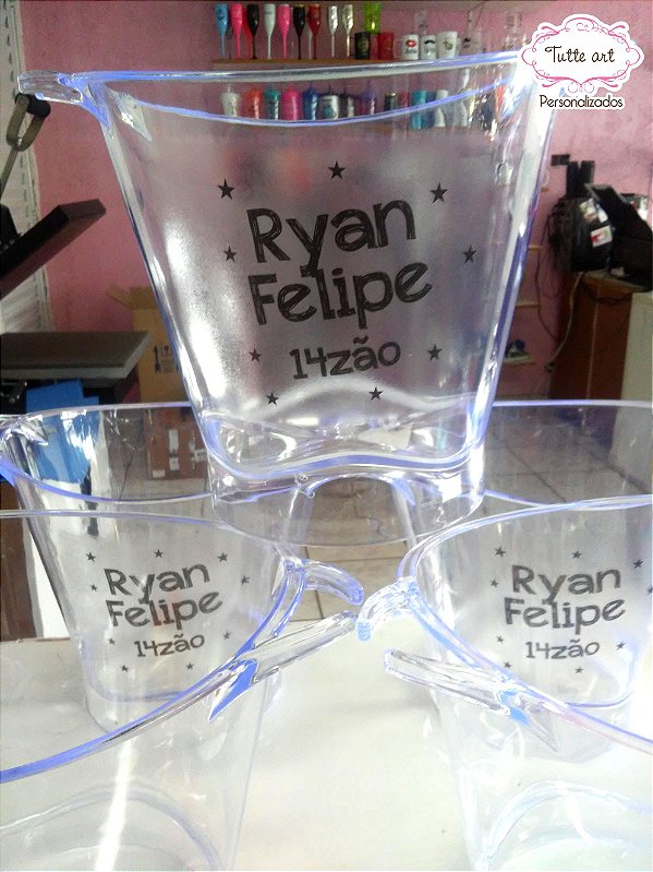 Balde de Gelo Personalizado