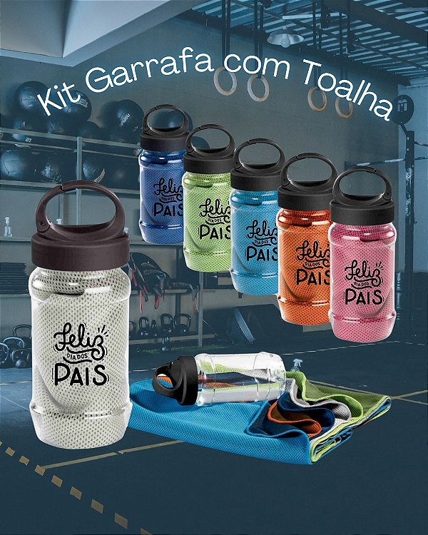 Garrafa com Toalha Personalizada