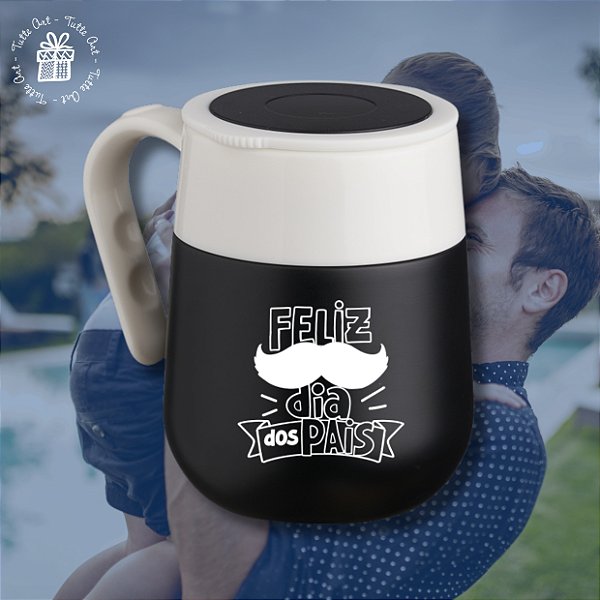 Caneca Térmica Inox 500ml com Display LED