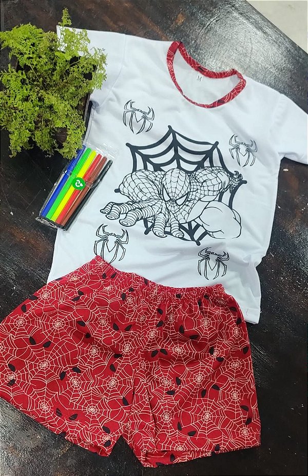 Pijama Infantil Para Colorir