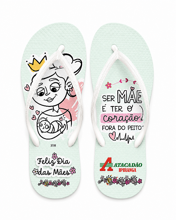 Chinelo Dia das Mães