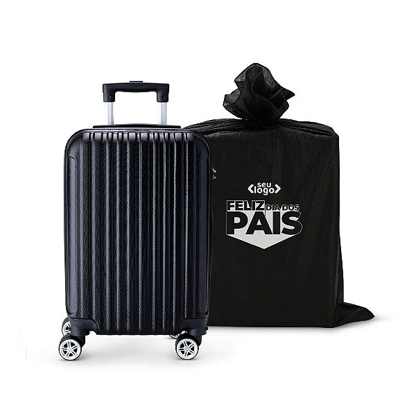 Mala De Viagem Em Abs Rígido Com Rodinhas 360º - 37L